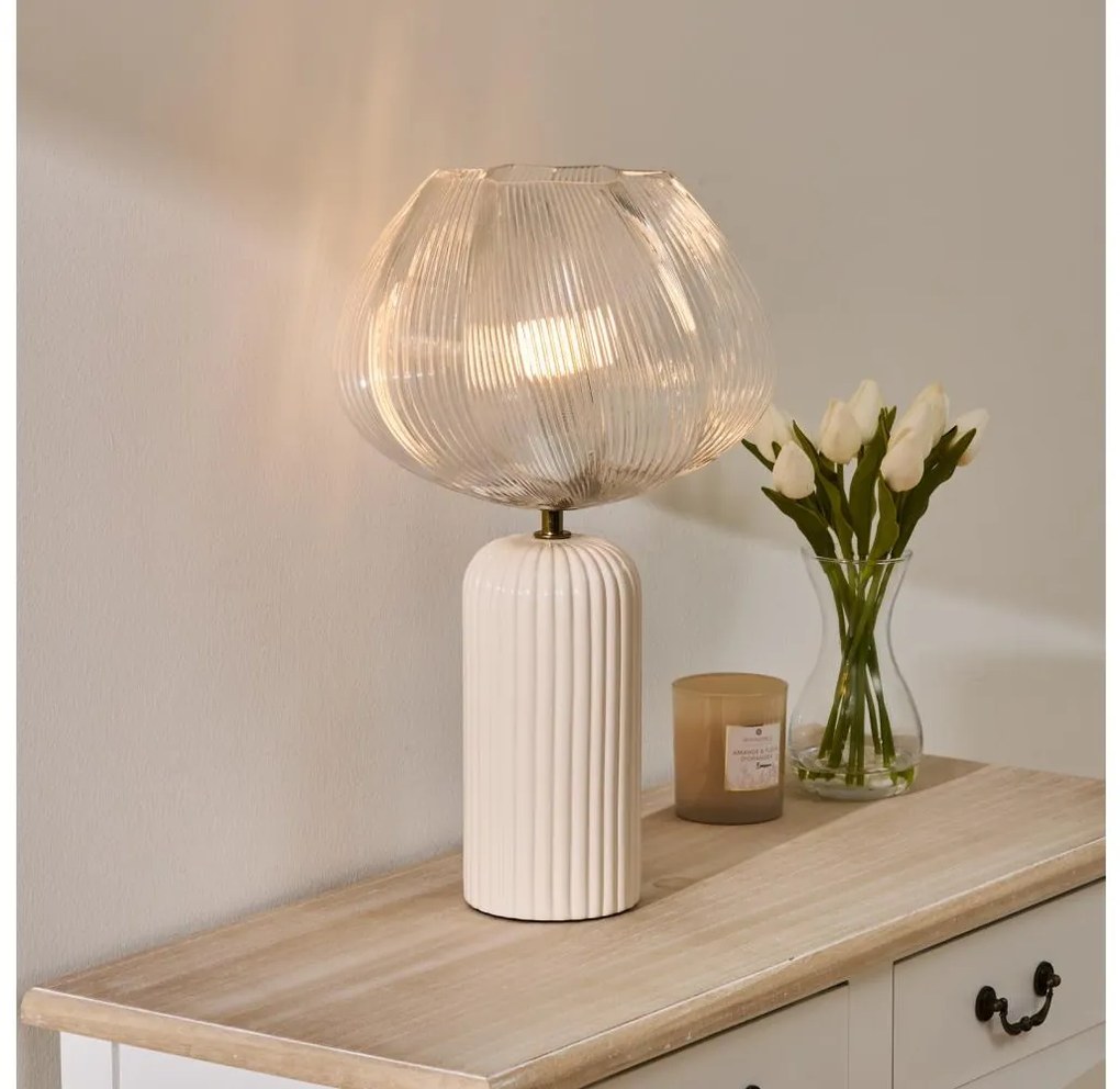 Atmosphera - Lampa stołowa PHYLAS 1xE14/40W/230V beżowa