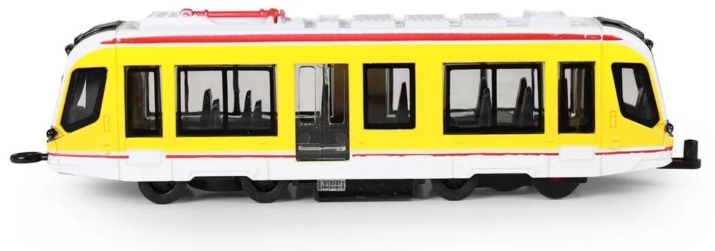 Tramwaj Rappa Metal żółty, 20 cm