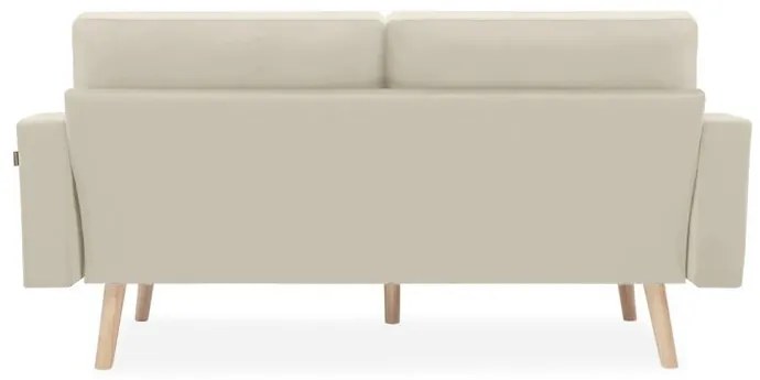 Beżowa 3-osobowa sofa MANDI