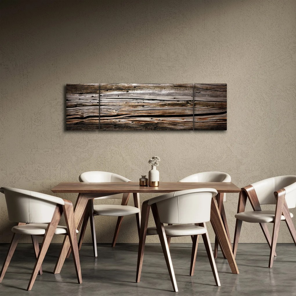 Obraz - drewno sezonowe (170x50 cm)