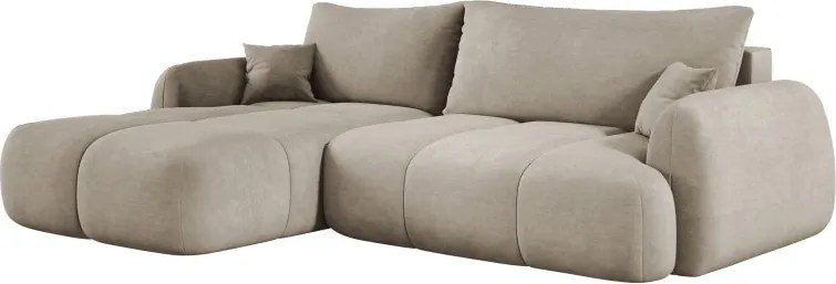 Narożnik COCO z funkcją spania poduszkami i pojemnikiem Cloud 03 DOMOHOME