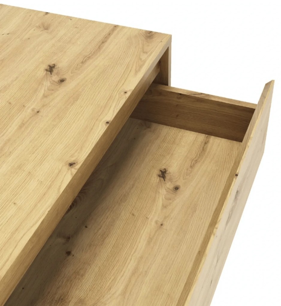 Komoda z Szufladami do Salonu BORVO 40 cm Dąb artisan Nowoczesna