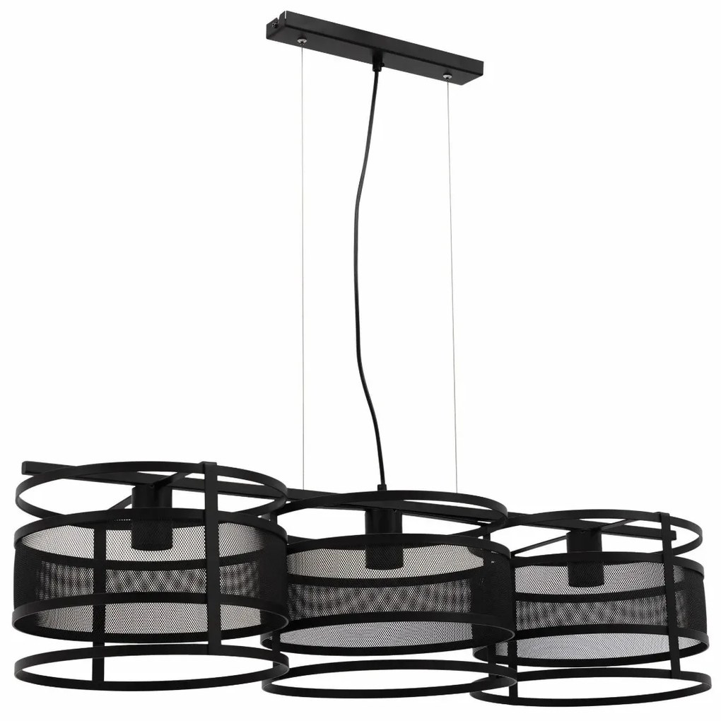 Lampa wisząca GORMAR czarna ELTAP