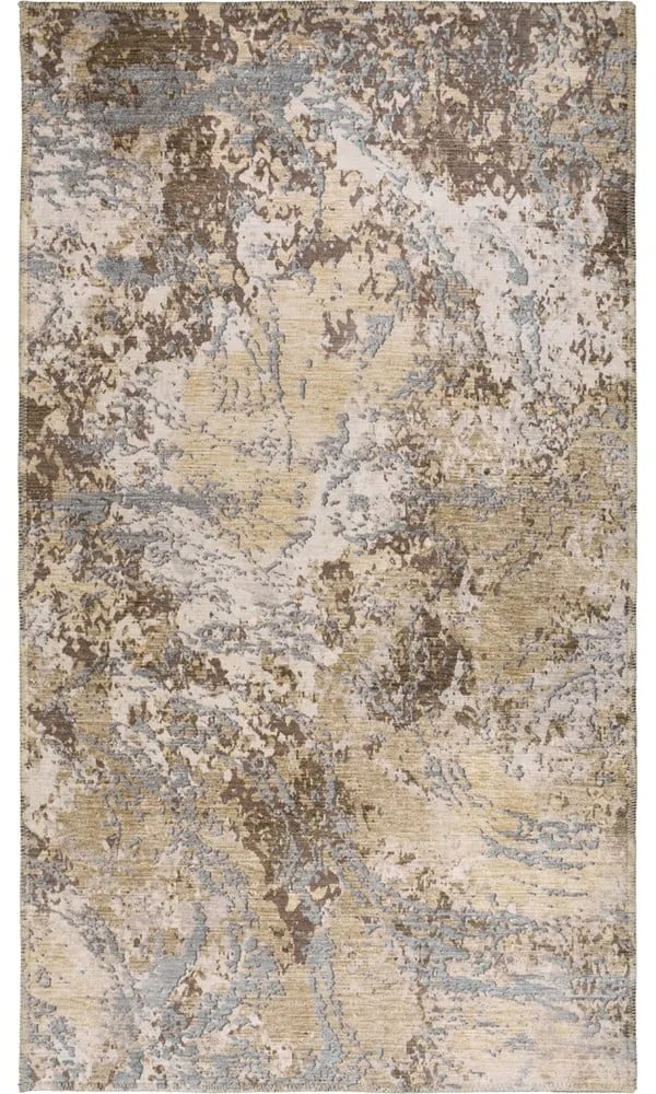 Jasnoniebieski/jasnobrązowy chodnik odpowiedni do prania 80x200 cm Sandstorm – Vitaus