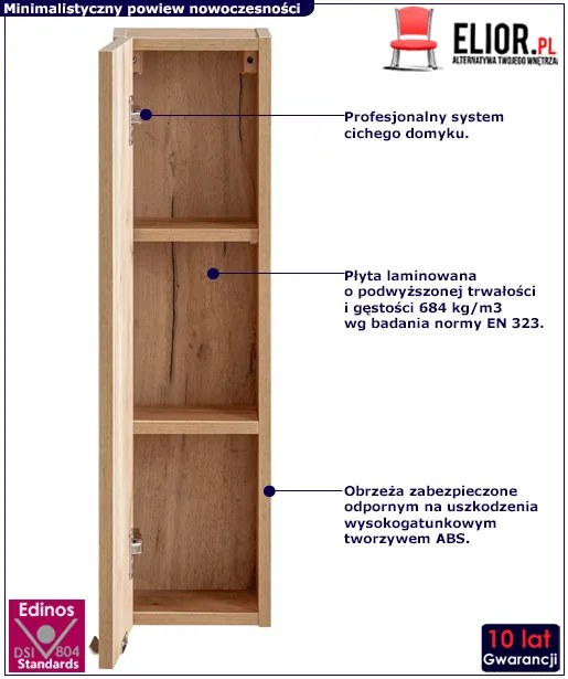 Pionowa wisząca szafka łazienkowa D0-M88