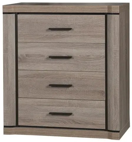 Komoda z szufladami dąb truflowy F9-G50