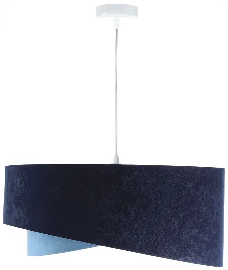 Granatowo-złota lampa wisząca glamour - EX994 H2-N56