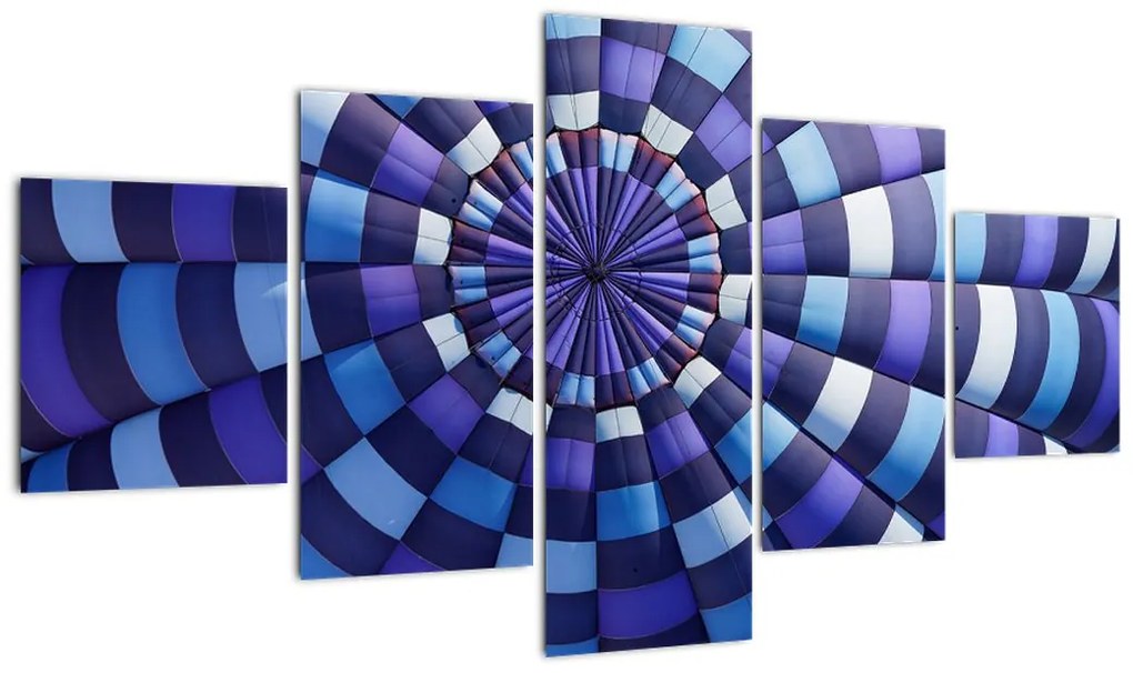 Obraz struktury latającego balonu (125x70 cm)