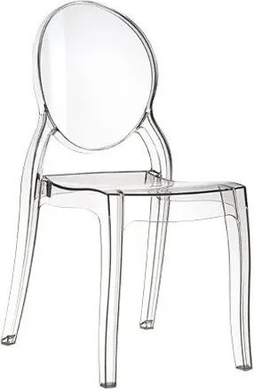 Transparentne krzesło typu ludwik W5-F50