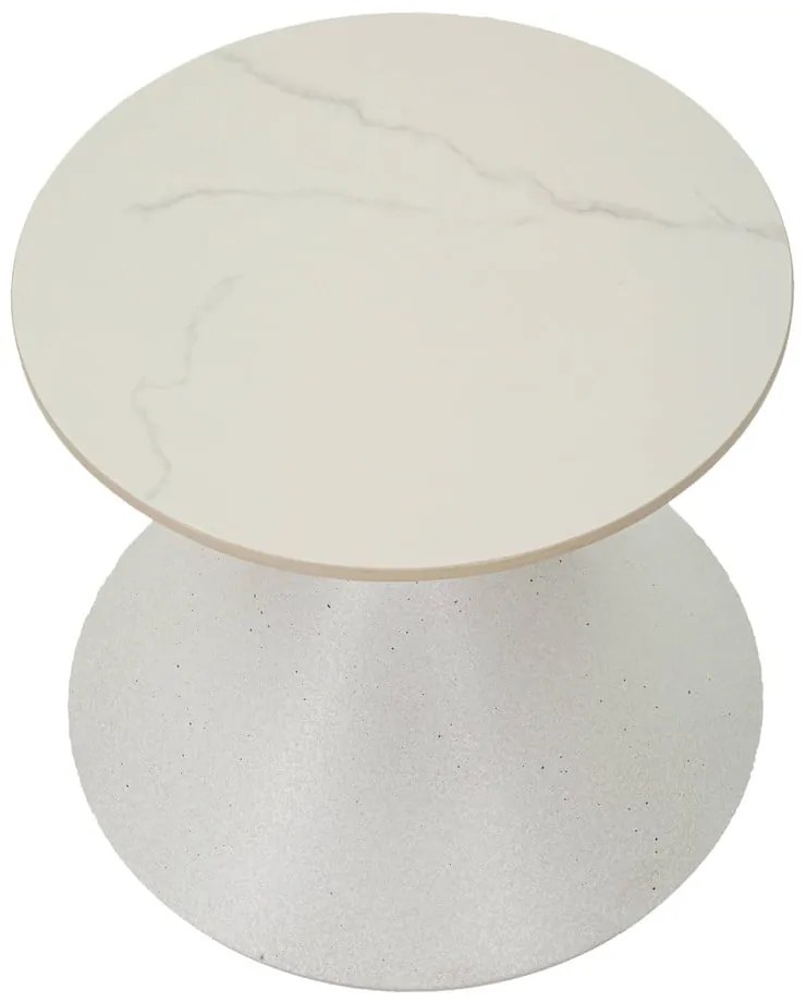 Okrągły stolik z ceramicznym blatem ø 45 cm Fush – Mauro Ferretti