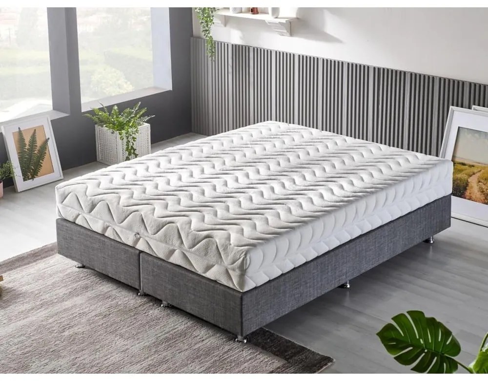 Średnio twardy/miękki sprężynowy materac dwustronny 160x200 cm Niron – Kalune Design
