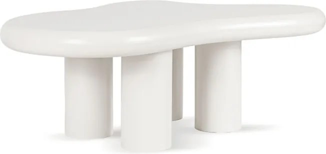 Stolik Kawowy PLAYA 117 cm Biały Nowoczesny