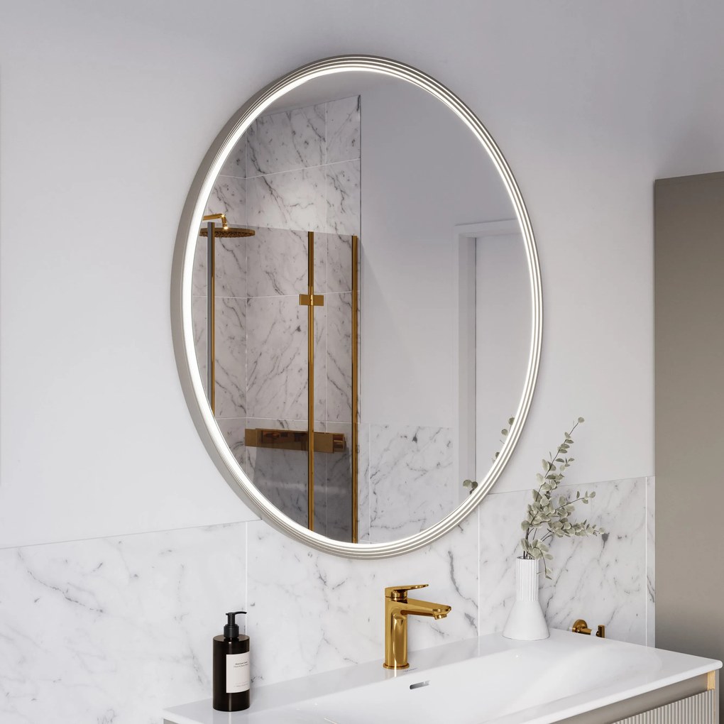 Lustro łazienkowe LED BELDIVO okrągłe - 100 cm