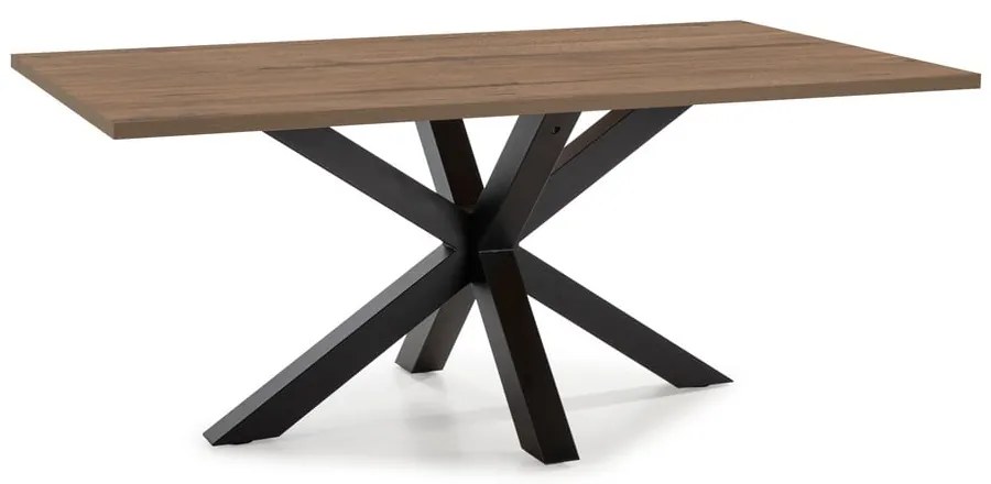 Stół z blatem w dekorze orzecha 100x180 cm Comba – Marckeric