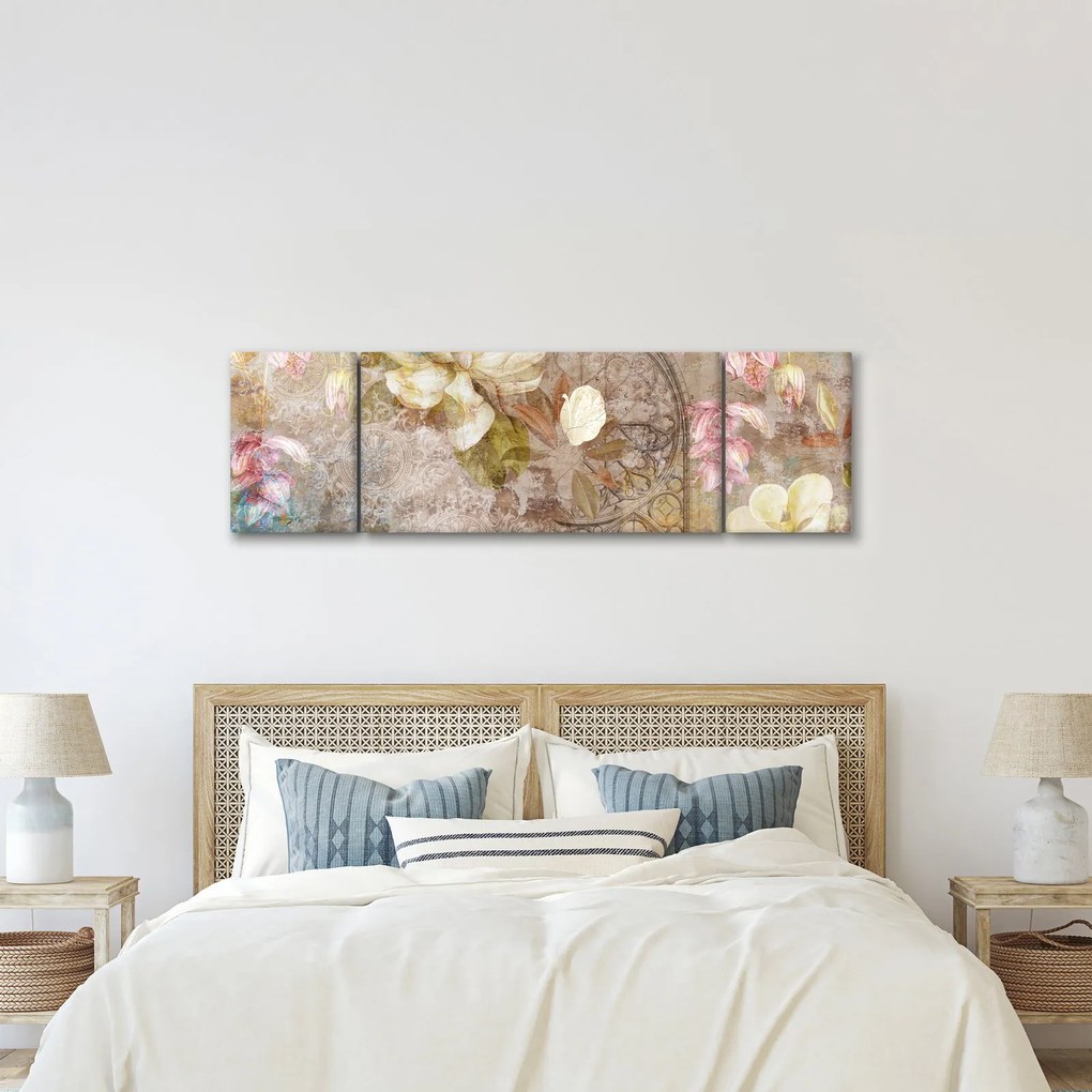 Obraz - Ozdoba kwiatowa (170x50 cm)