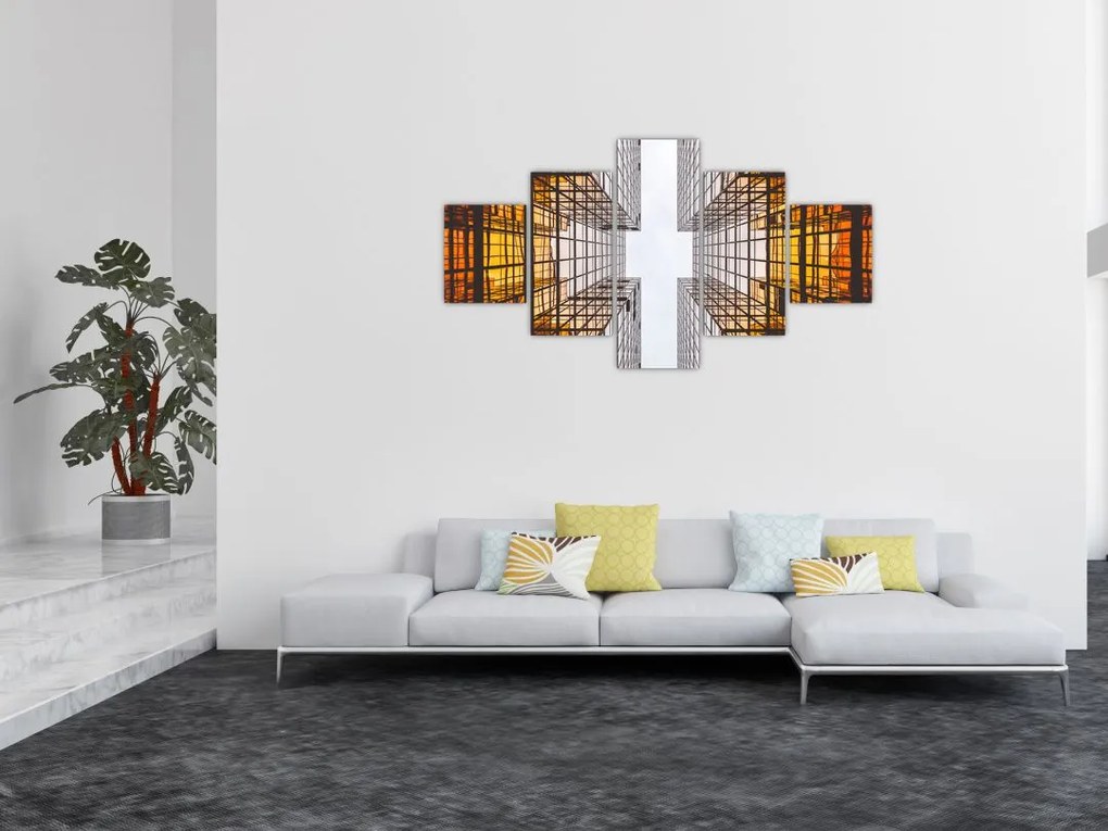 Obraz drapaczy chmur (125x70 cm)