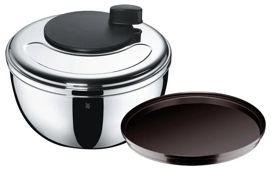 Wirówka do sałaty ze stali nierdzewnej Cromargan® WMF, wys. 16 cm