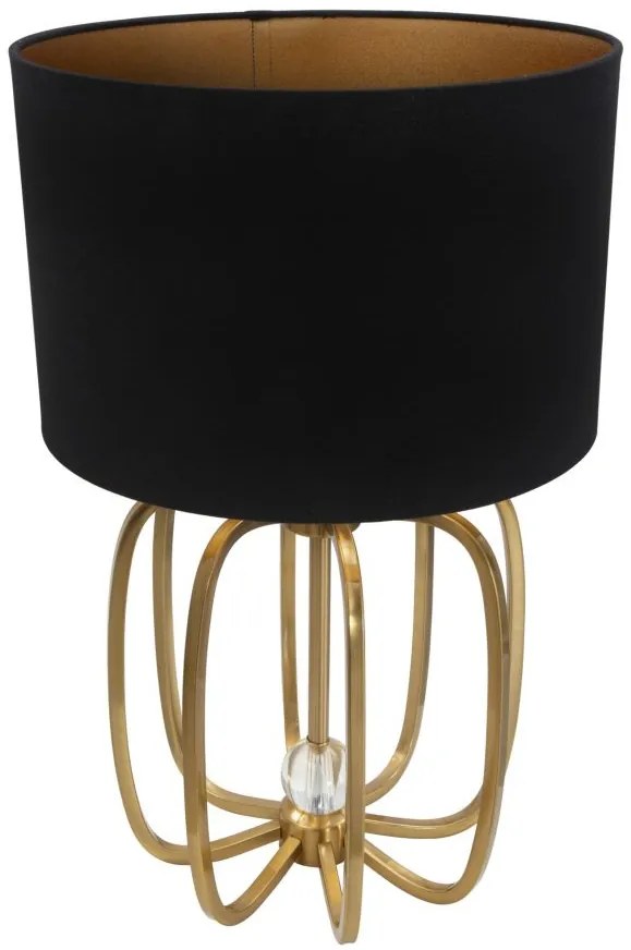 Lampka nocna ze złotym stelażem, Ø 38 cm