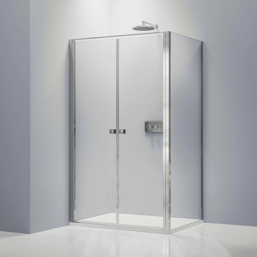 Ścianka prysznicowa narożna EX416-290 x 90 x 195 cm - 6 mm - Nano prawdziwe szkło
