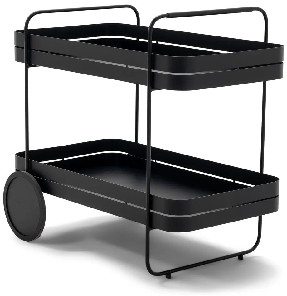 Metalowy barek na kółkach 74x42 cm Gin &amp; Trolley – Spinder Design