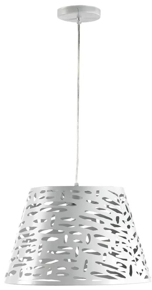 ONLI - Żyrandol na lince RICKY 1xE27/15W/230V śr. 40 cm biały