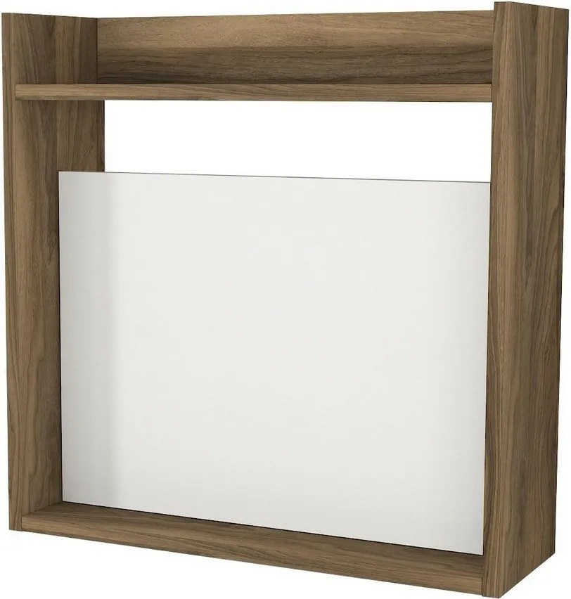 Biurko Laptop White and Walnut