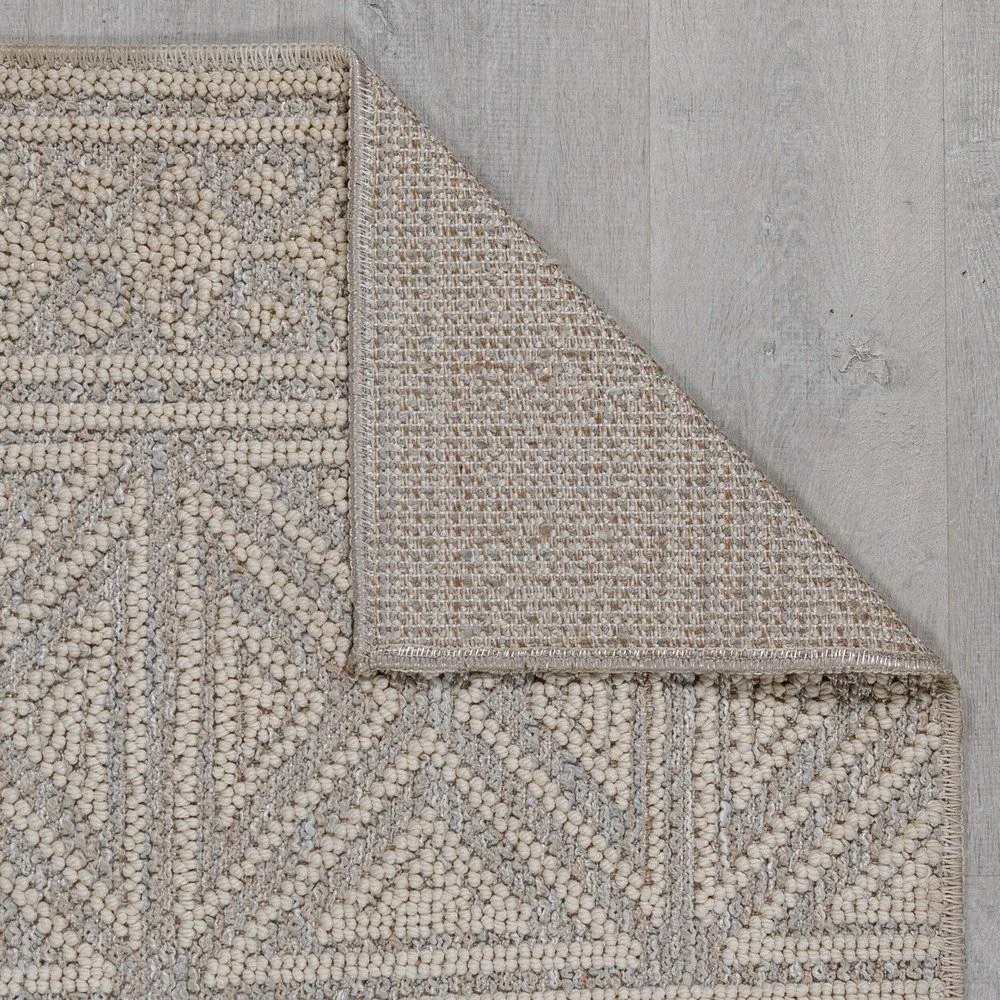 Szaro-beżowy chodnik odpowiedni do prania 58x230 cm Lucia – Flair Rugs