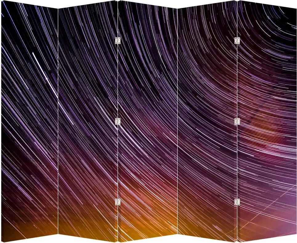 Parawan - Rozmyte gwiazdy na niebie (210x170 cm)
