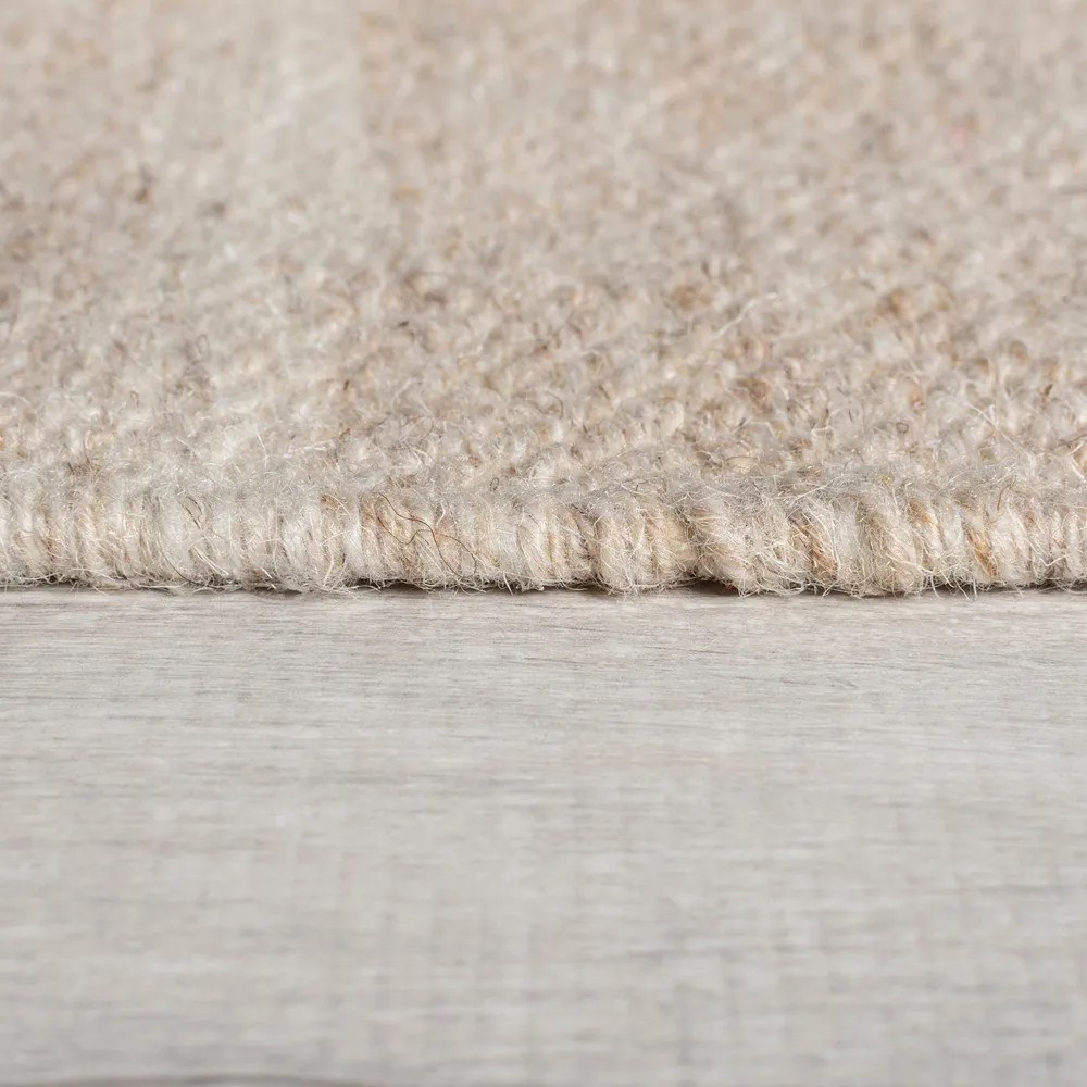 Beżowy wełniany dywan tkany ręcznie 200x290 cm Loma – Flair Rugs