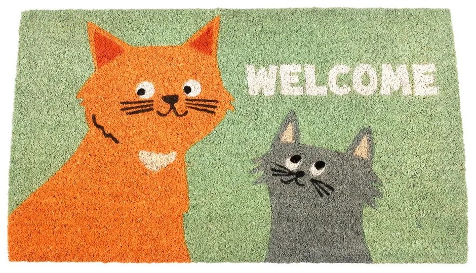 Wycieraczka z włókna kokosowego 43x73 cm Nine Lives – Rex London