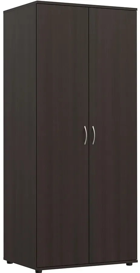 Klasyczna szafa biurowa z drążkiem wenge Meblościanka dąb sonomaZ5-R03