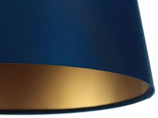 Granatowo-złota lampa wisząca nad stół - 18X S402 T3-M33
