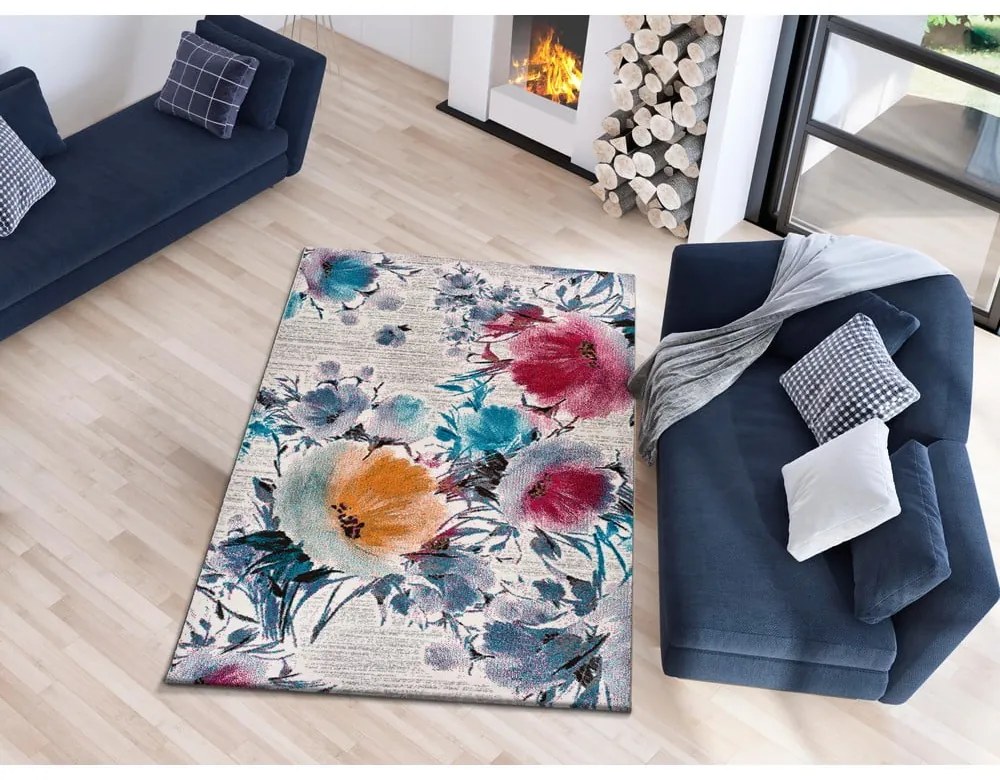 Dywan Universal Bukit Flowers, 80x150 cm