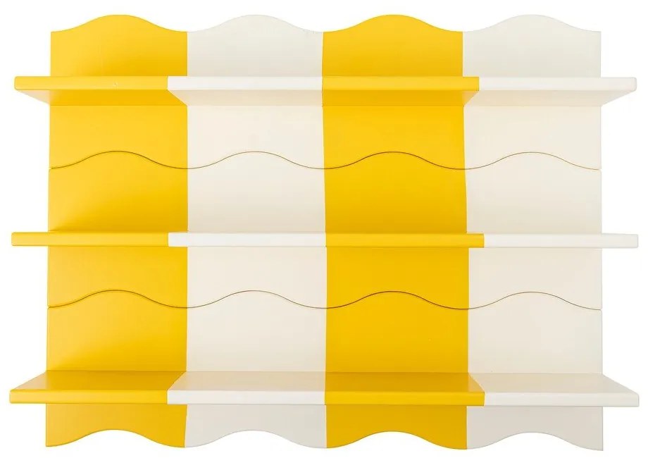 Żółto-biała półka dziecięca 80 cm Bubbi – Bloomingville Mini