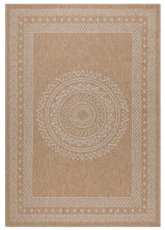 Chodnik odpowiedni na zewnątrz w naturalnym kolorze 80x250 cm Dhaka – Ayyildiz Carpets