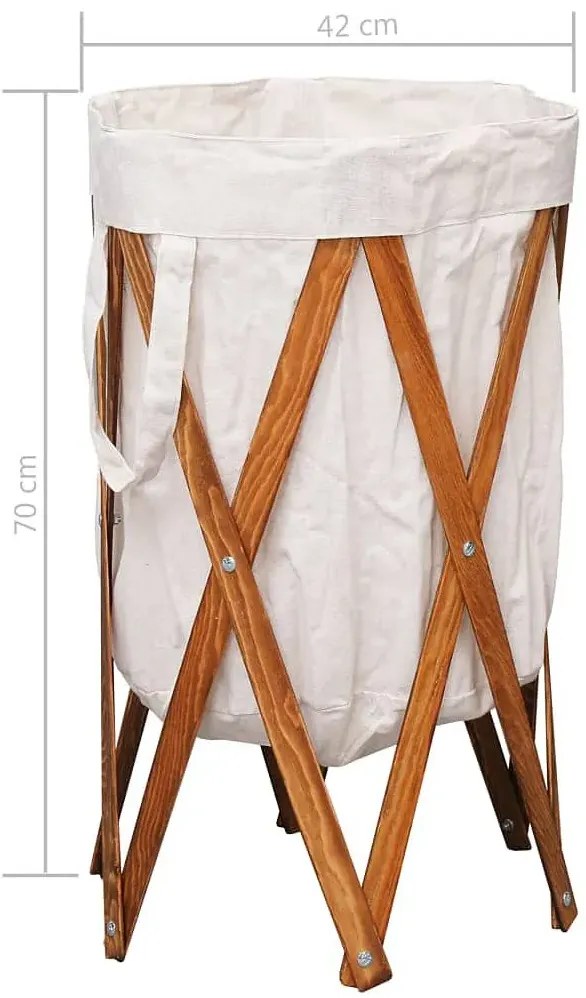 Składany kosz na pranie B4-R42