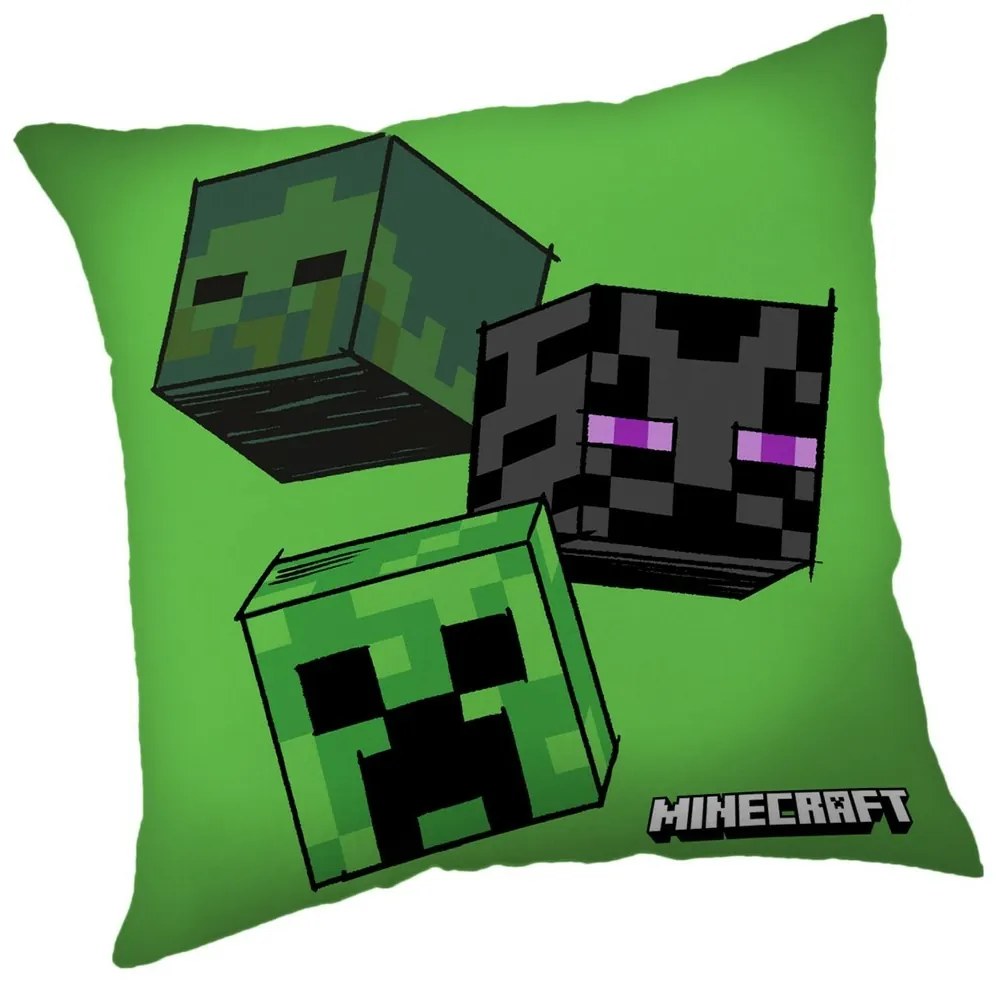 Poduszka Jerry Fabrics Minecraft Mobs coming foryou, 40 x 40 cm