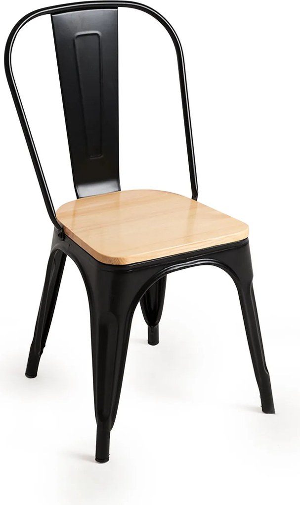 Krzeso z naturalnego drewna Torix