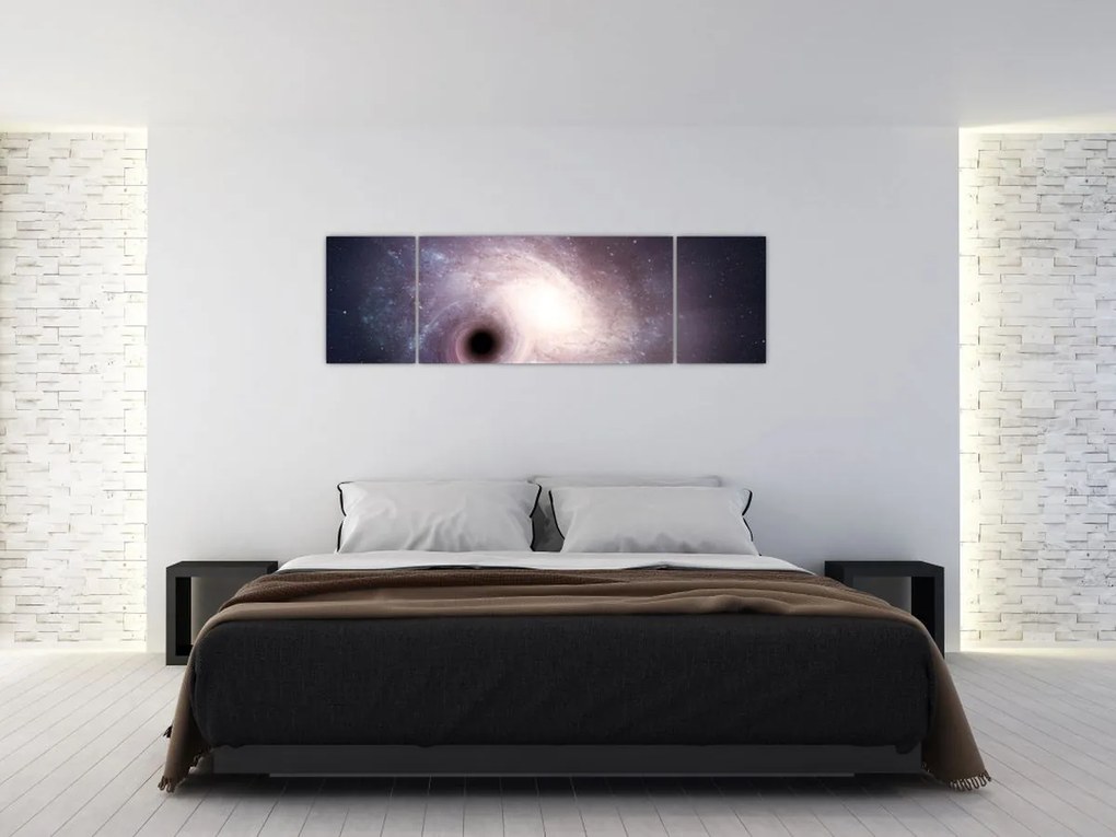 Obraz - Galaktyki spiralne (170x50 cm)