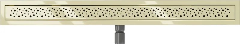 Mexen Flat M12 odpływ liniowy 90 cm, złoty - 1521090-15