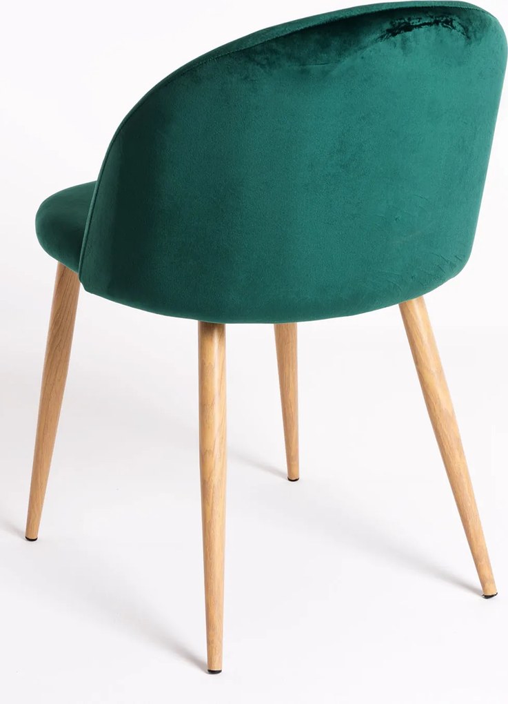 Zestaw 4 Krzese Vint Aksamitne