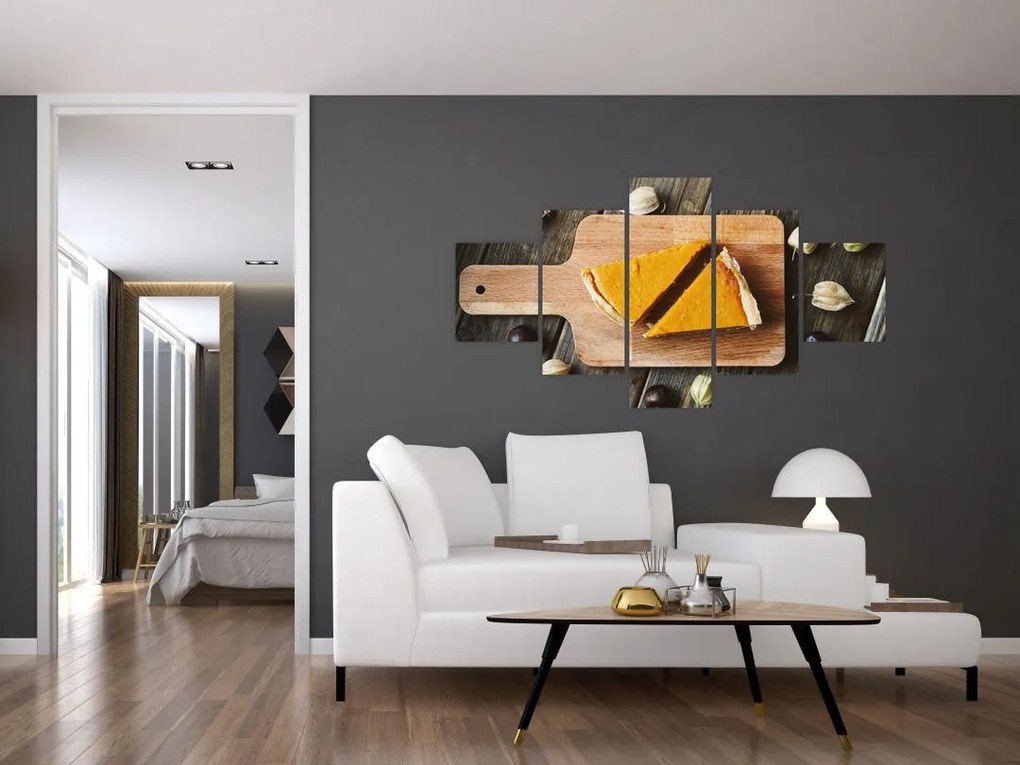 Obraz - Ciasto dyniowe (125x70 cm)