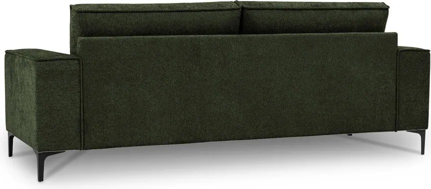 Zielona sofa z tkaniny szenilowej 224 cm Copenhagen – Scandic