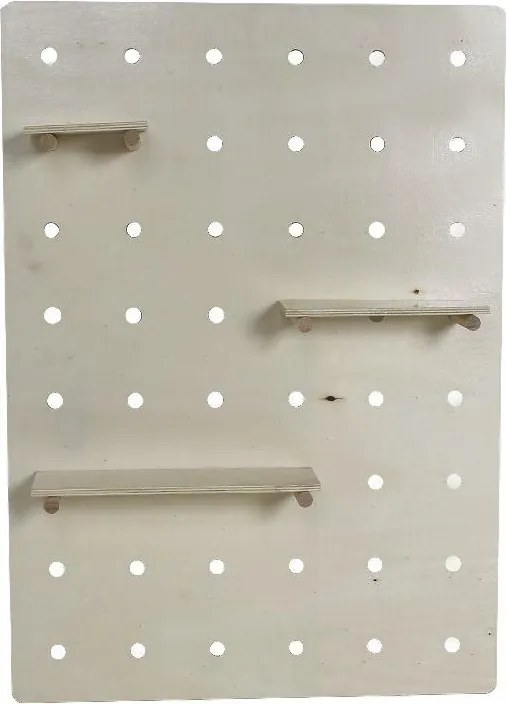 Organizer na ścianę Simplicity, 3 półeczki, 70 x 50 cm