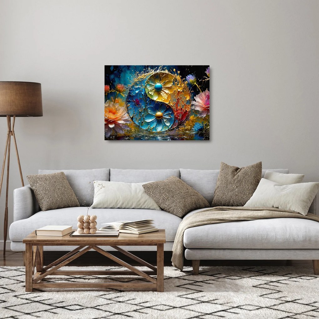 Obraz na szkle - Harmonia i równowaga (70x50 cm)