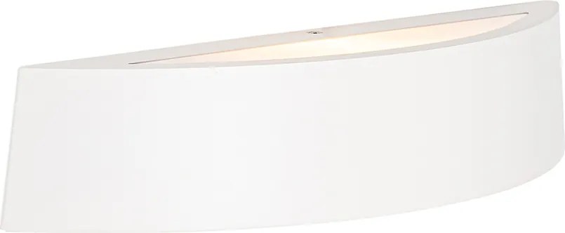 Nowoczesna lampa ścienna zewnętrzna biała IP44 - Caz