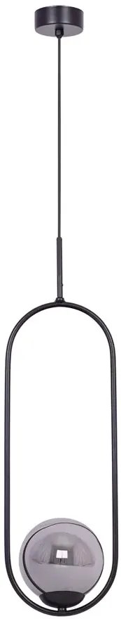 Industrialna lampa wisząca z grafitowym kloszem - 18X A198 E2-R78