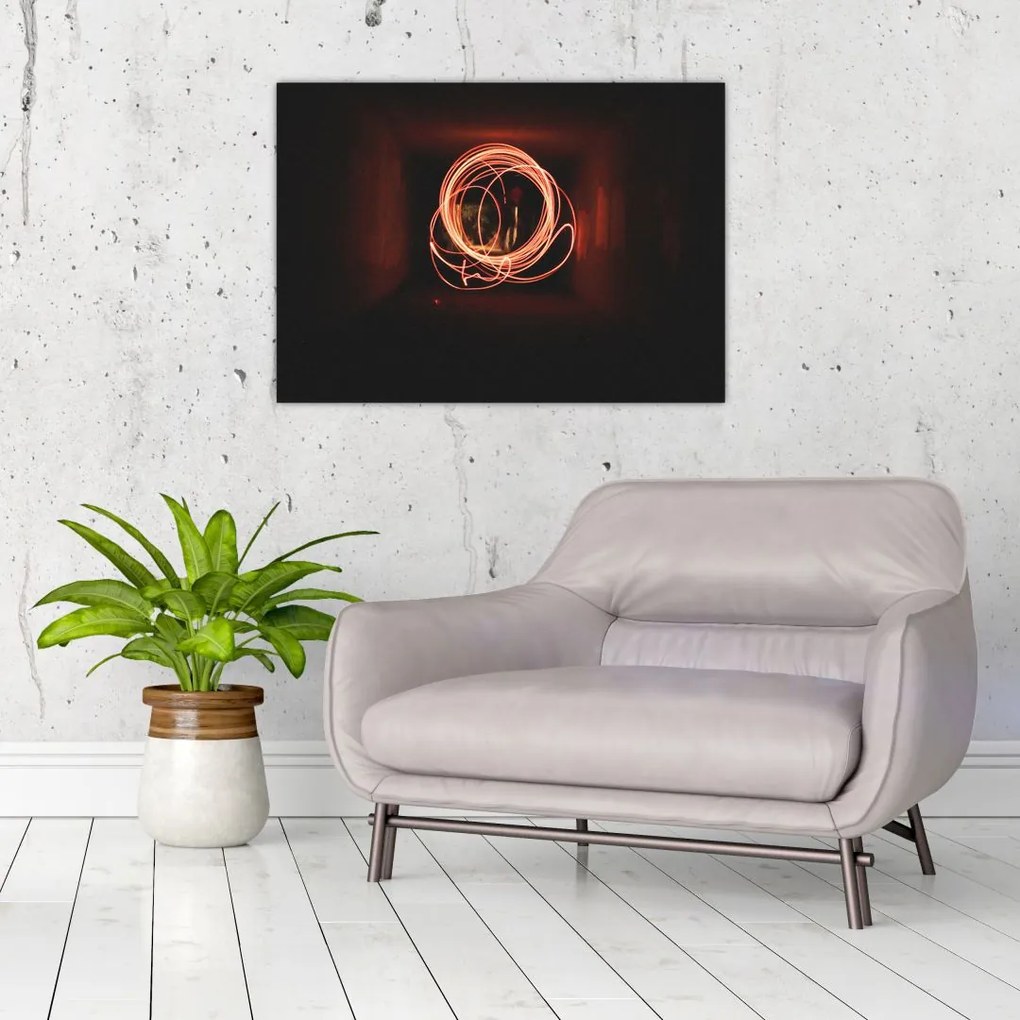 Obraz - linie w tunelu (70x50 cm)
