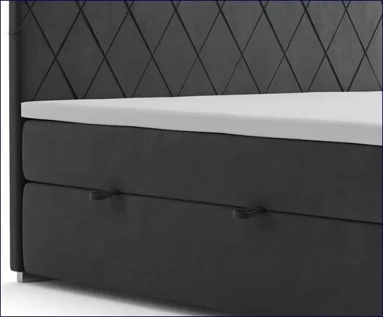 Dwuosobowe łóżko kontynentalne Ahus 120x200 - 32 kolory