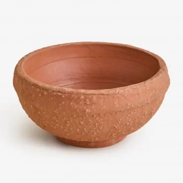 Dekoracyjna Miska Z Terakoty Agnon Ø20 Cm & Red Sienna - Sklum